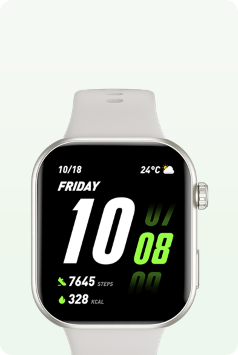 HONOR CHOICE InfoWear Watch 2i شاشة AMOLED مقاس 1.85 إنش