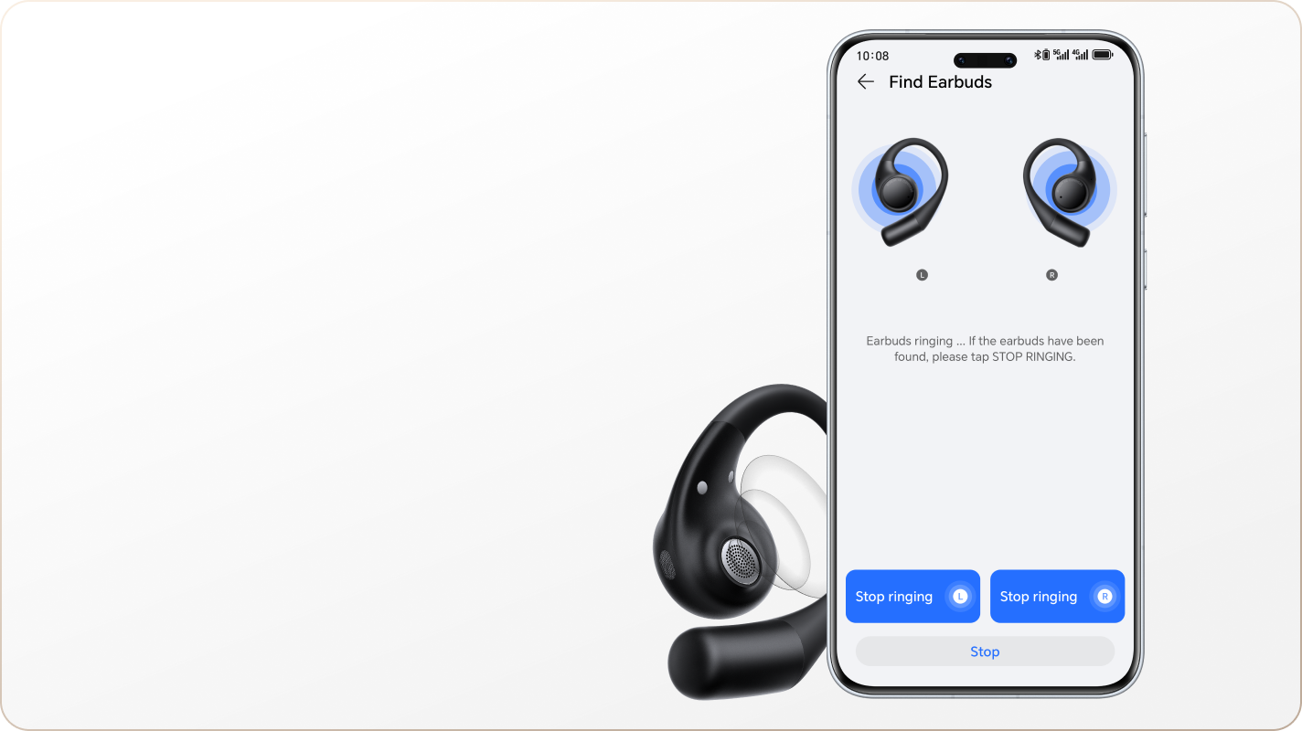 Find Your Earbuds. Just a Tap Away. 1