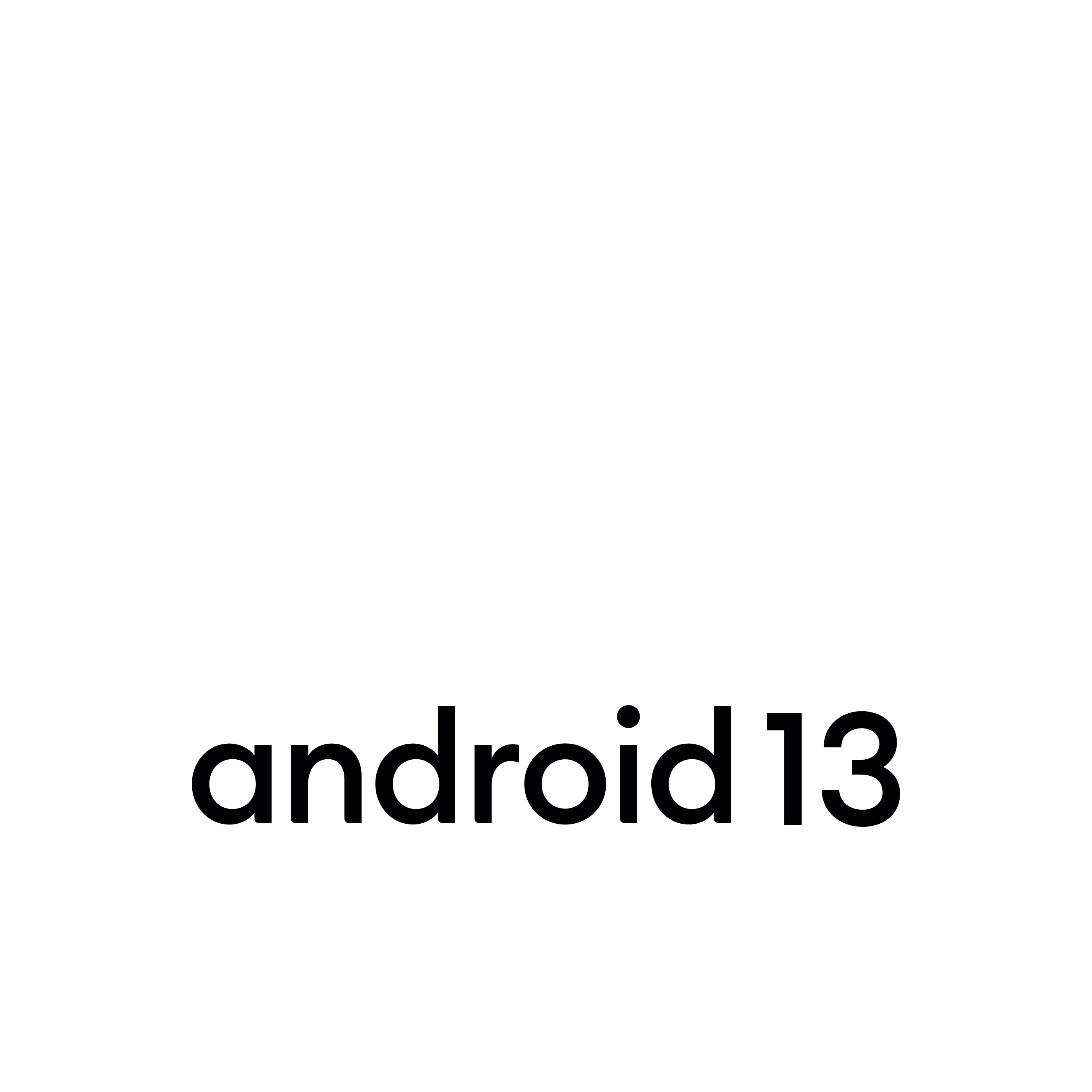 Aangedreven door Android™ 13, een vloeiende systeemervaring