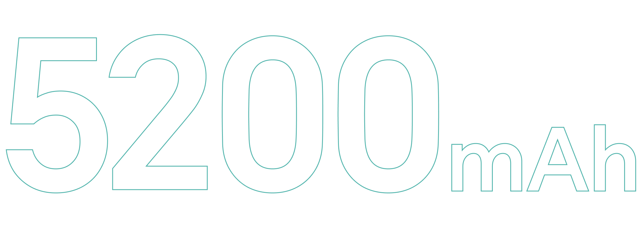 5200mAh батерия, изключително дълъг живот на батерията 3