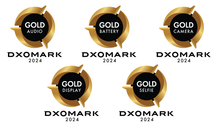 O primeiro smartphone a receber cinco selos dourados da DXOMARK em 2024