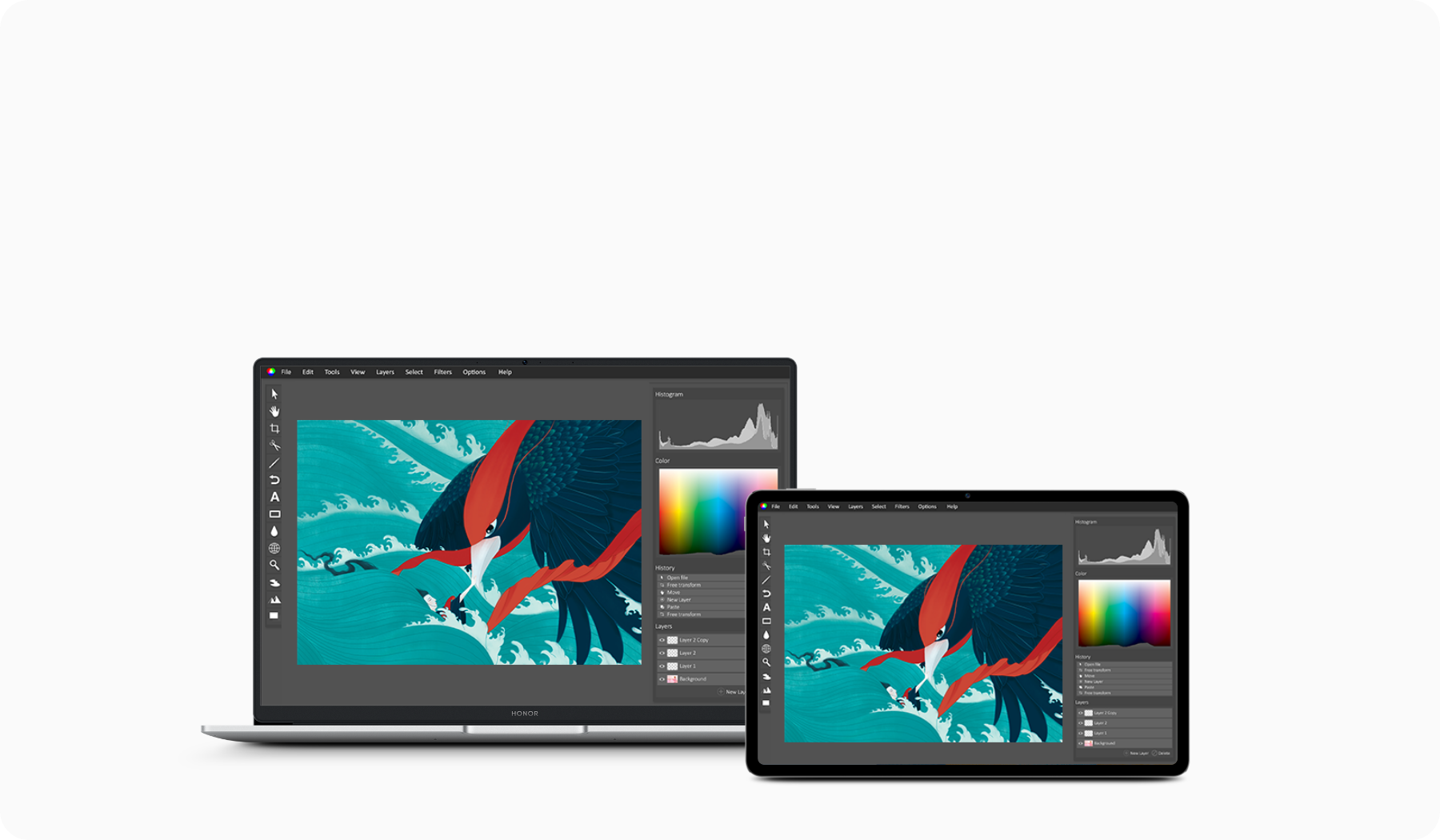 电脑与平板协同 随意写绘灵感