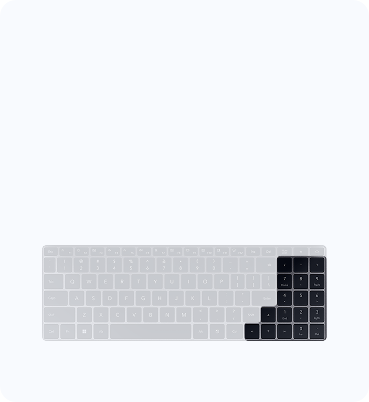 荣耀MagicBook X 16 独立数字小键盘