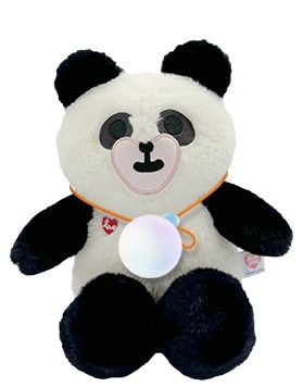 荣耀亲选 Haivivi HeartBear AI公仔 黑白