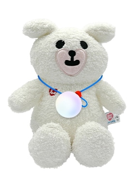 荣耀亲选 Haivivi HeartBear AI公仔 白色