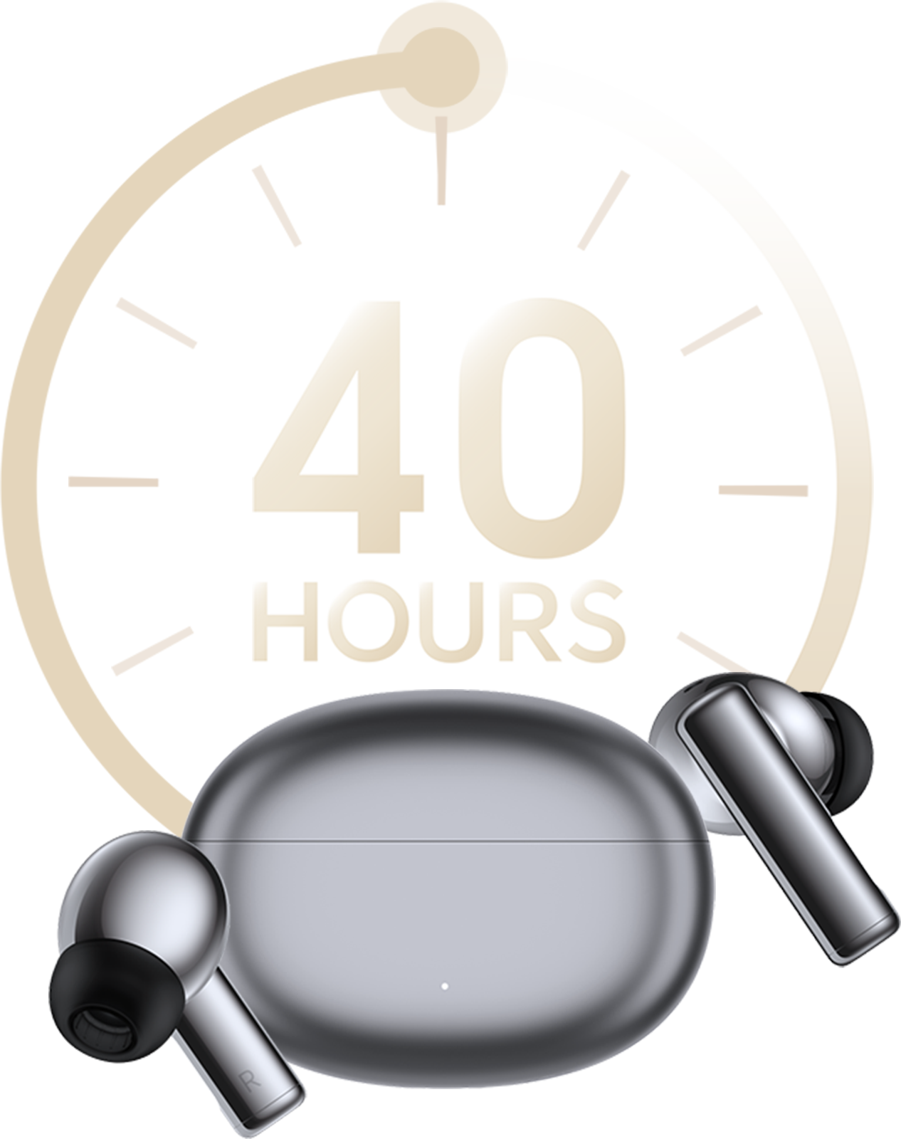 超长综合续航 40小时随时待命