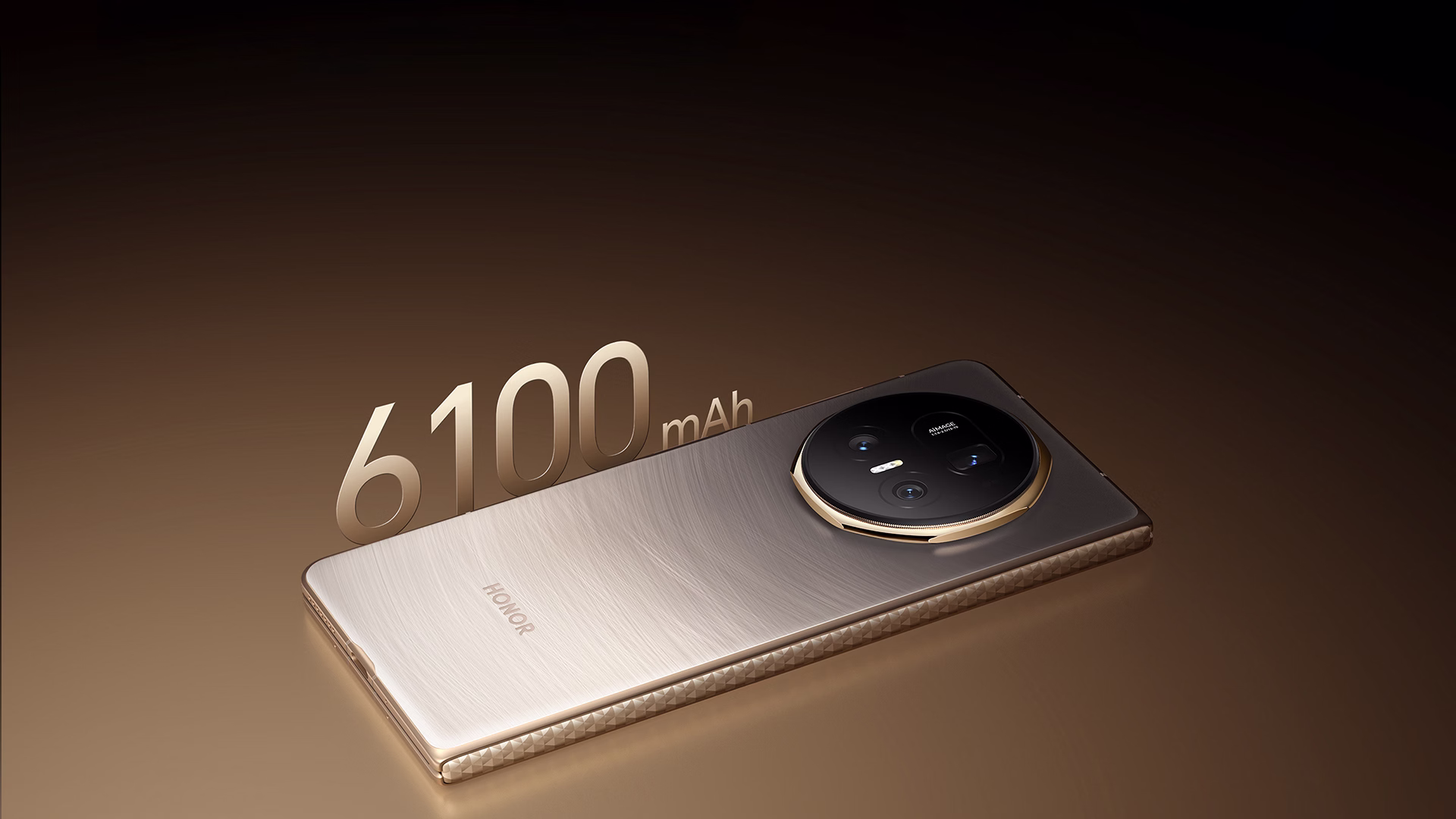 HONOR Magic V5 shown unfolded, highlighting its extreme thinness