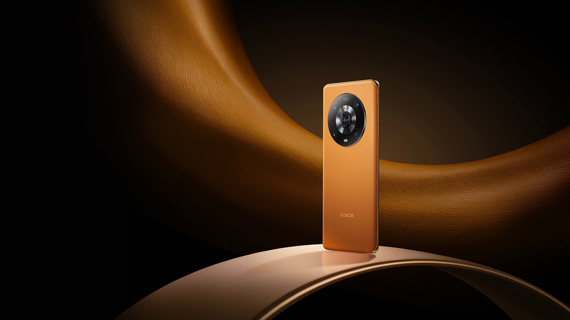 荣耀Magic4 Pro 燃橙色