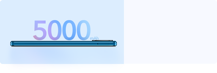 5000mAh超大电池