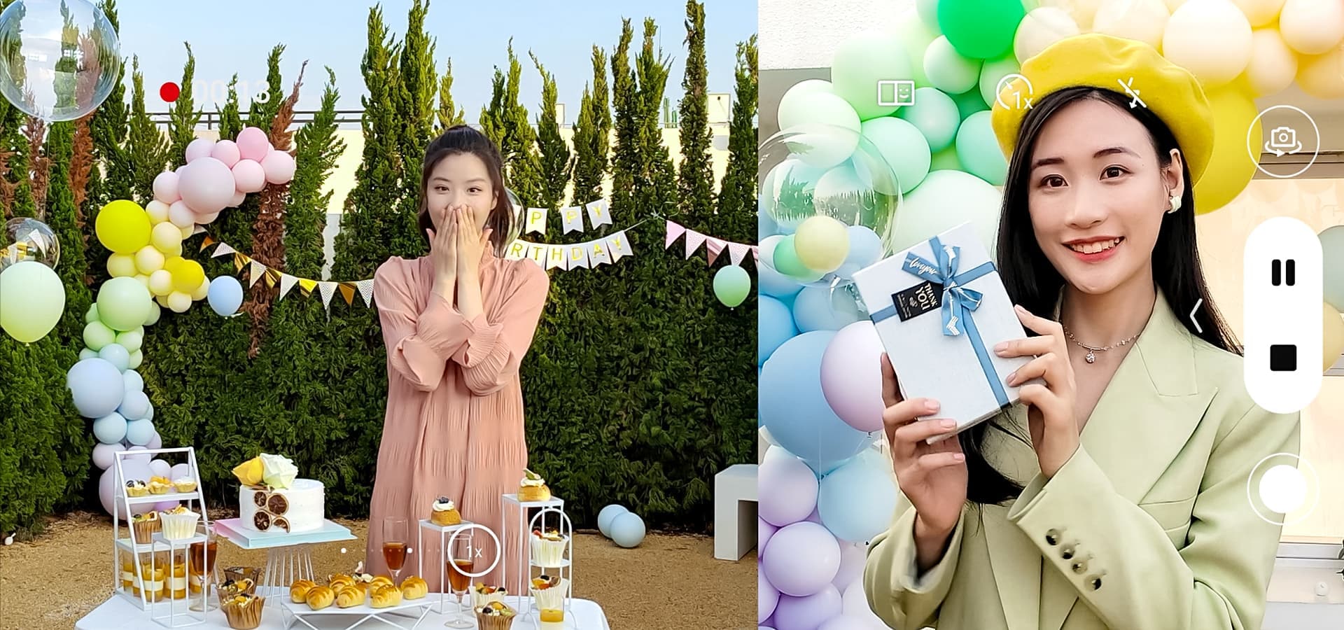 荣耀60 Pro Vlog隔空换镜