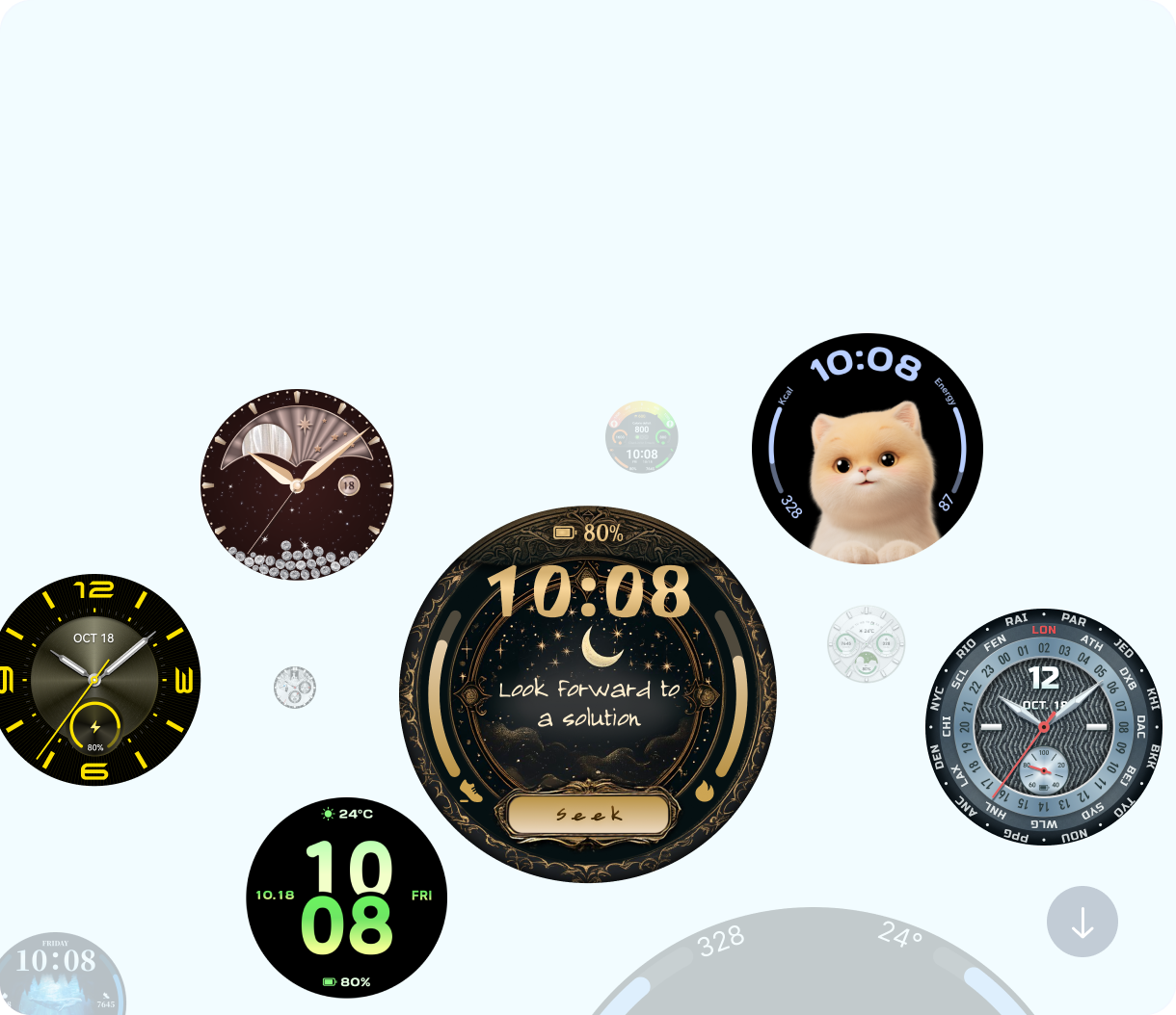 趣味潮流表盘随意切换 4