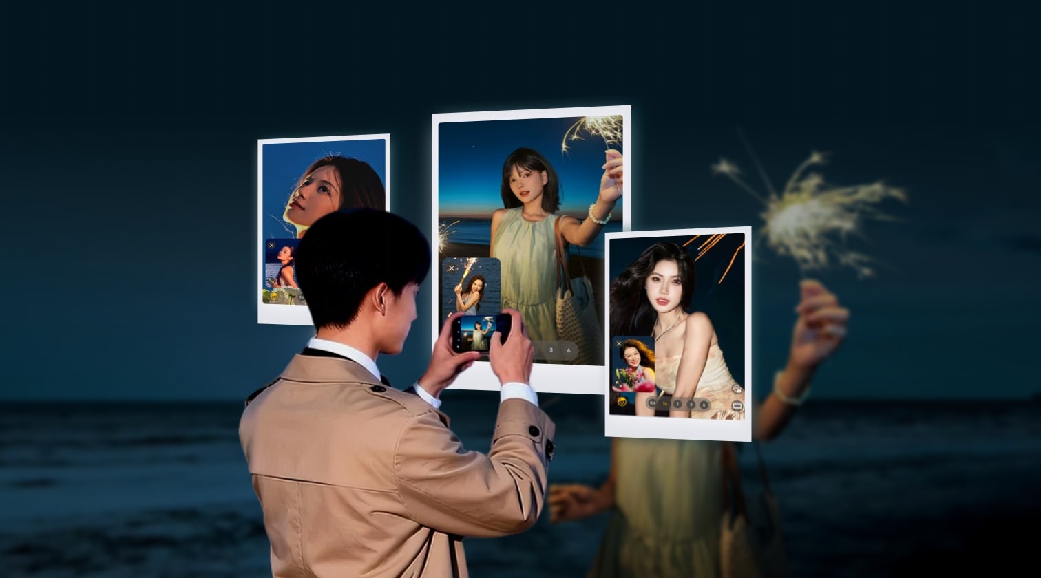 拍照只会剪刀手？荣耀首发AI姿势推荐，出片好搭子