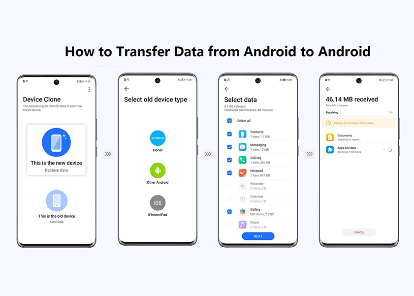 Learn How to Transfer Data from Android to Android in Easy Steps