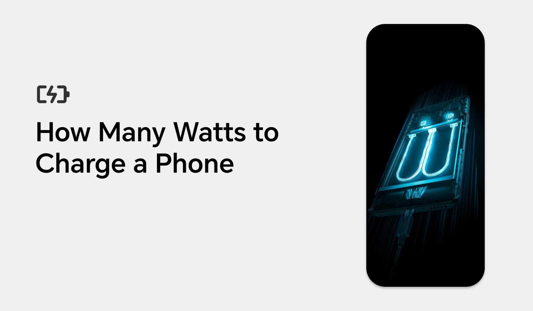 Bir telefonu şarj etmek için kaç Watt