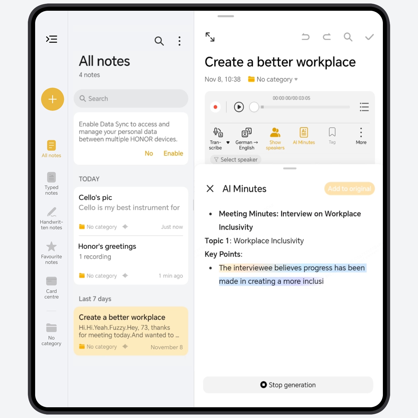 AI-Generated Minutes, Meetings Made Easier