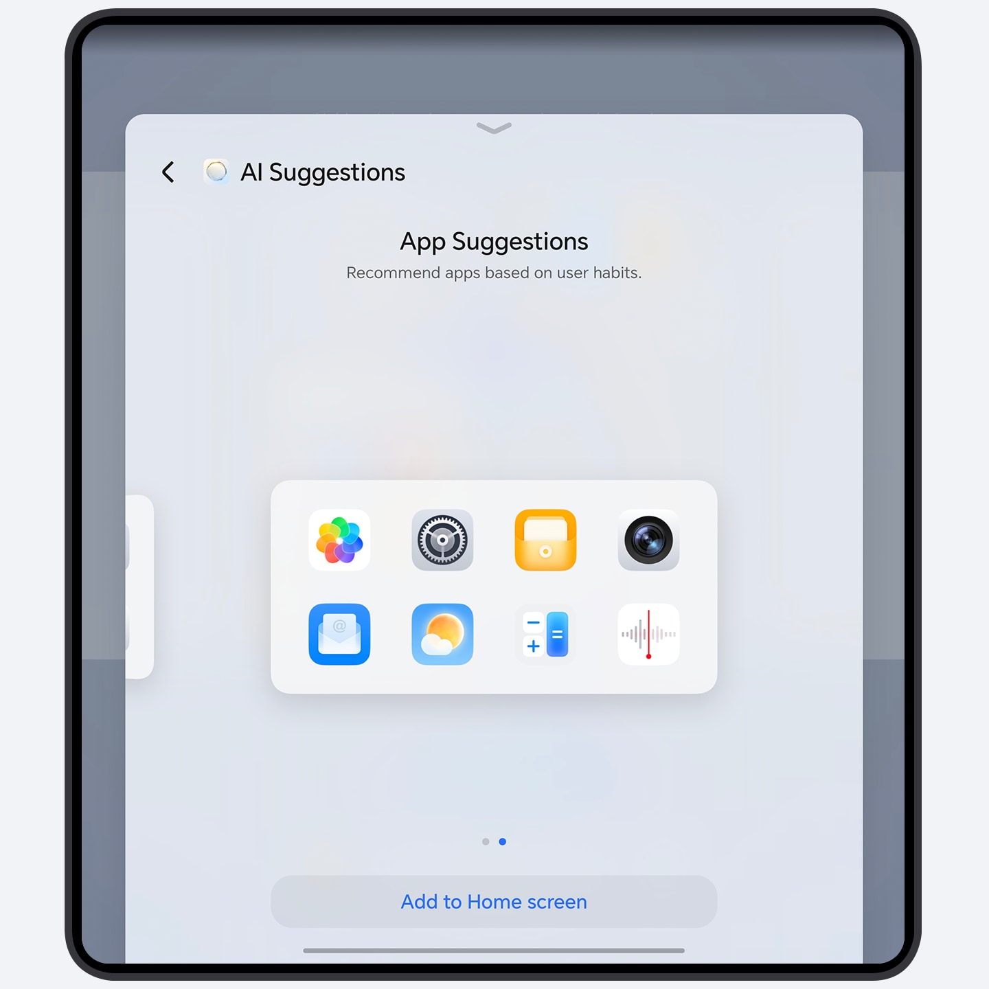 App Suggestions: The More You Use It, the More It Understands You