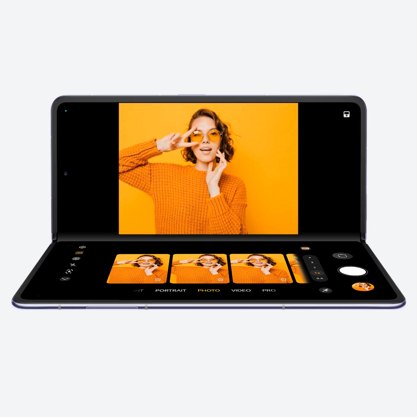 Camera Hovering mode for shooting high-quality and stable photos and Videos