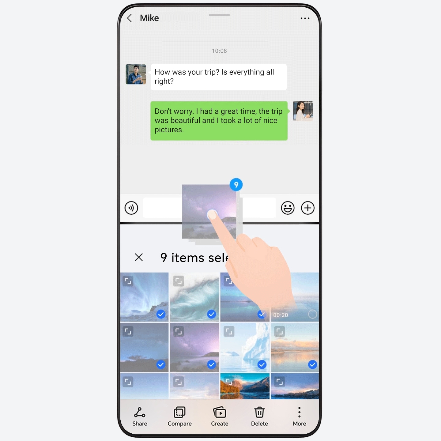 Use Two Apps Side by Side with Split-Screen