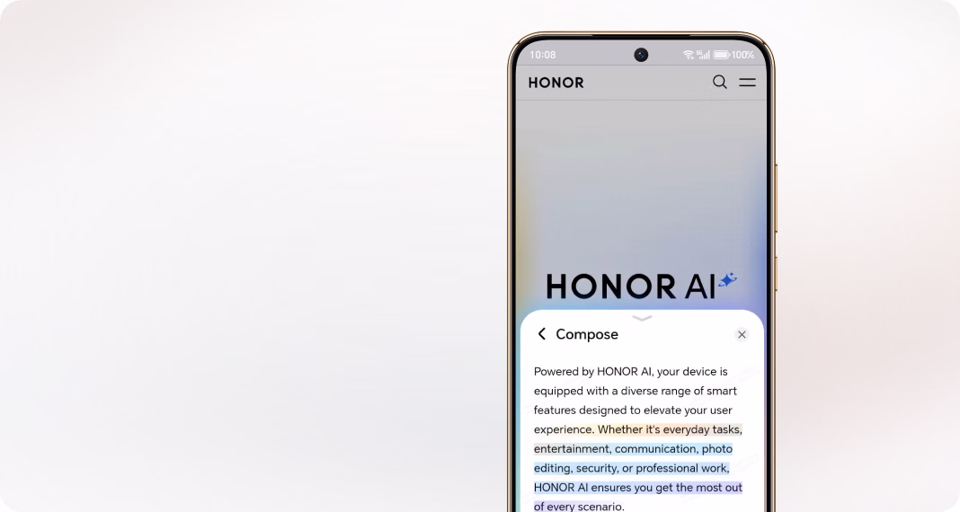 HONOR AI Writing Tools