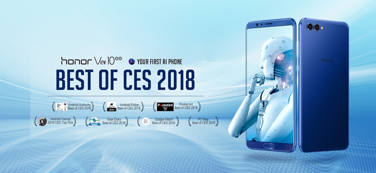 top HONOR smartphones in 2018 – HONOR View10