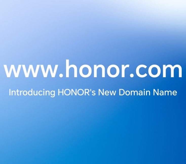 HONOR oznámil změnu doménového jména webové stránky na honor.com.