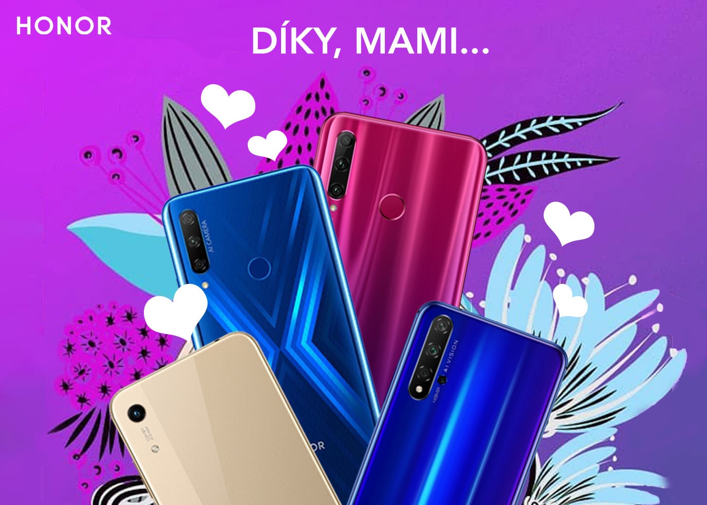 Poděkujte dárkem ke Dni matek. Vyberte si ze super slev  značky HONOR