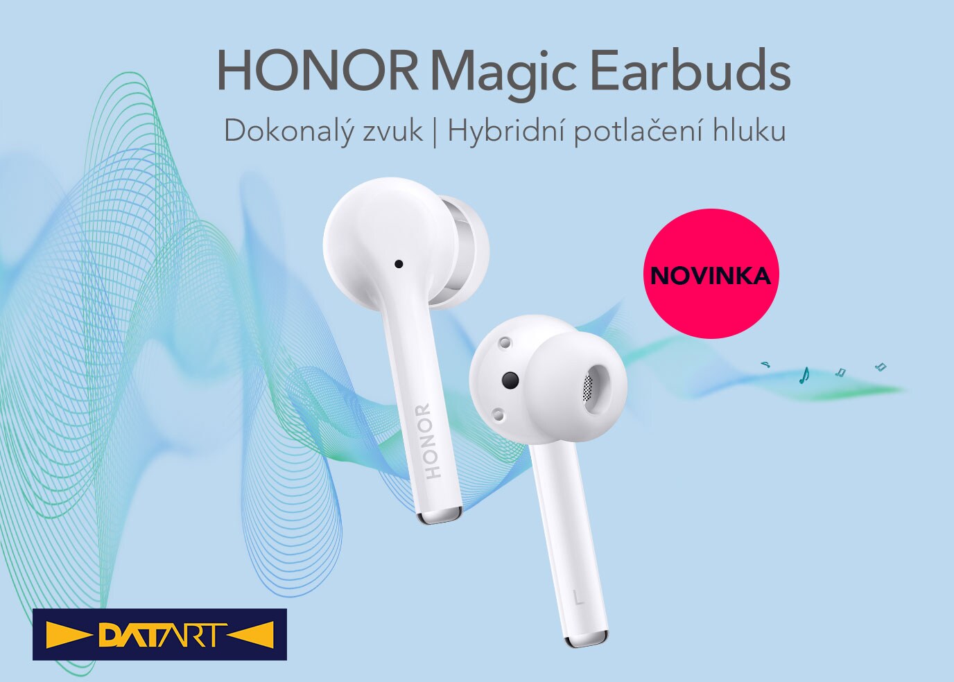 Notebook HONOR MagicBook a bezdrátová sluchátka HONOR Magic Earbuds právě startují v předprodejích