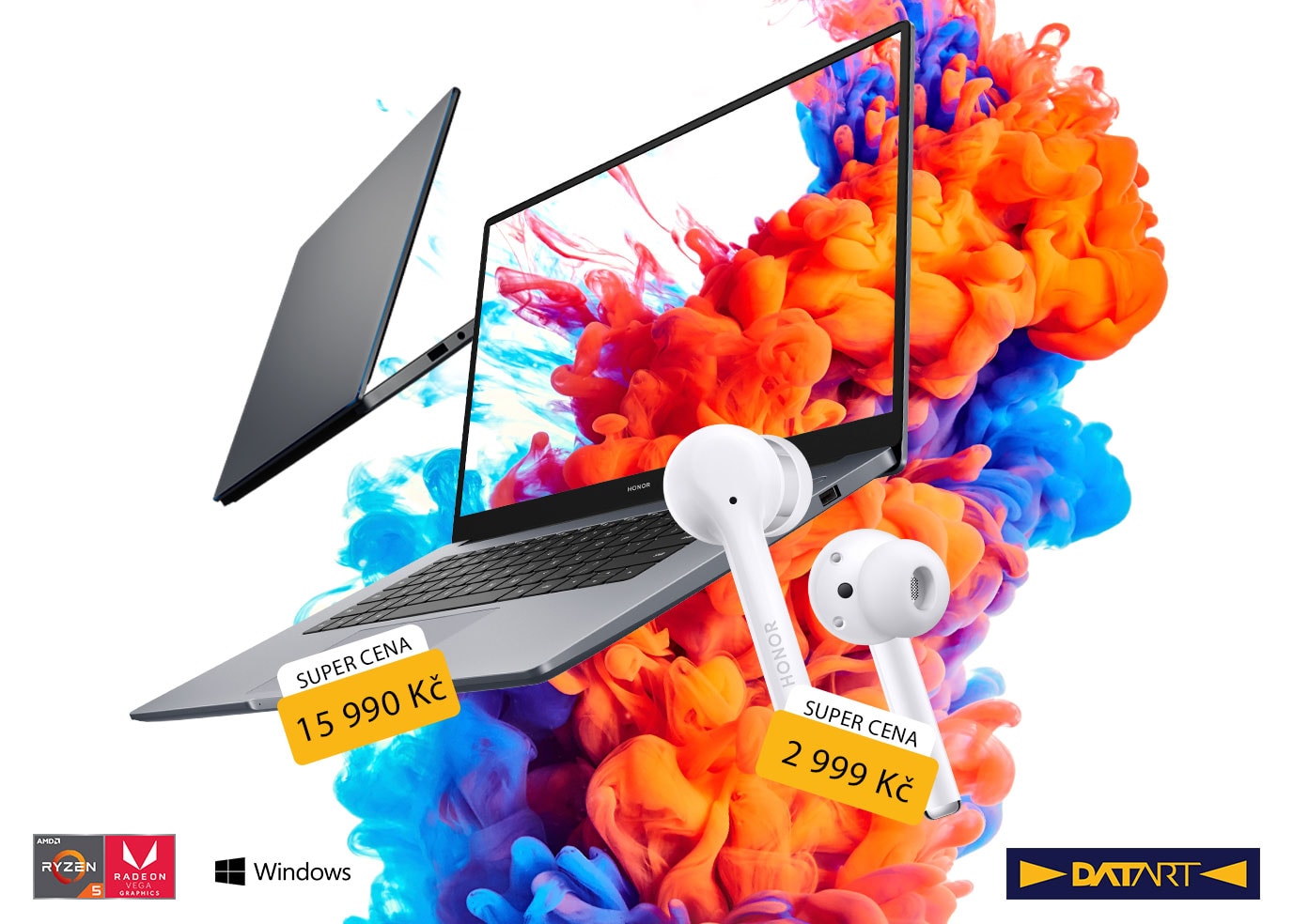 HONOR hledá testery novinek na trhu a startuje oficiální prodej HONOR MagicBook a HONOR MagicEarbuds