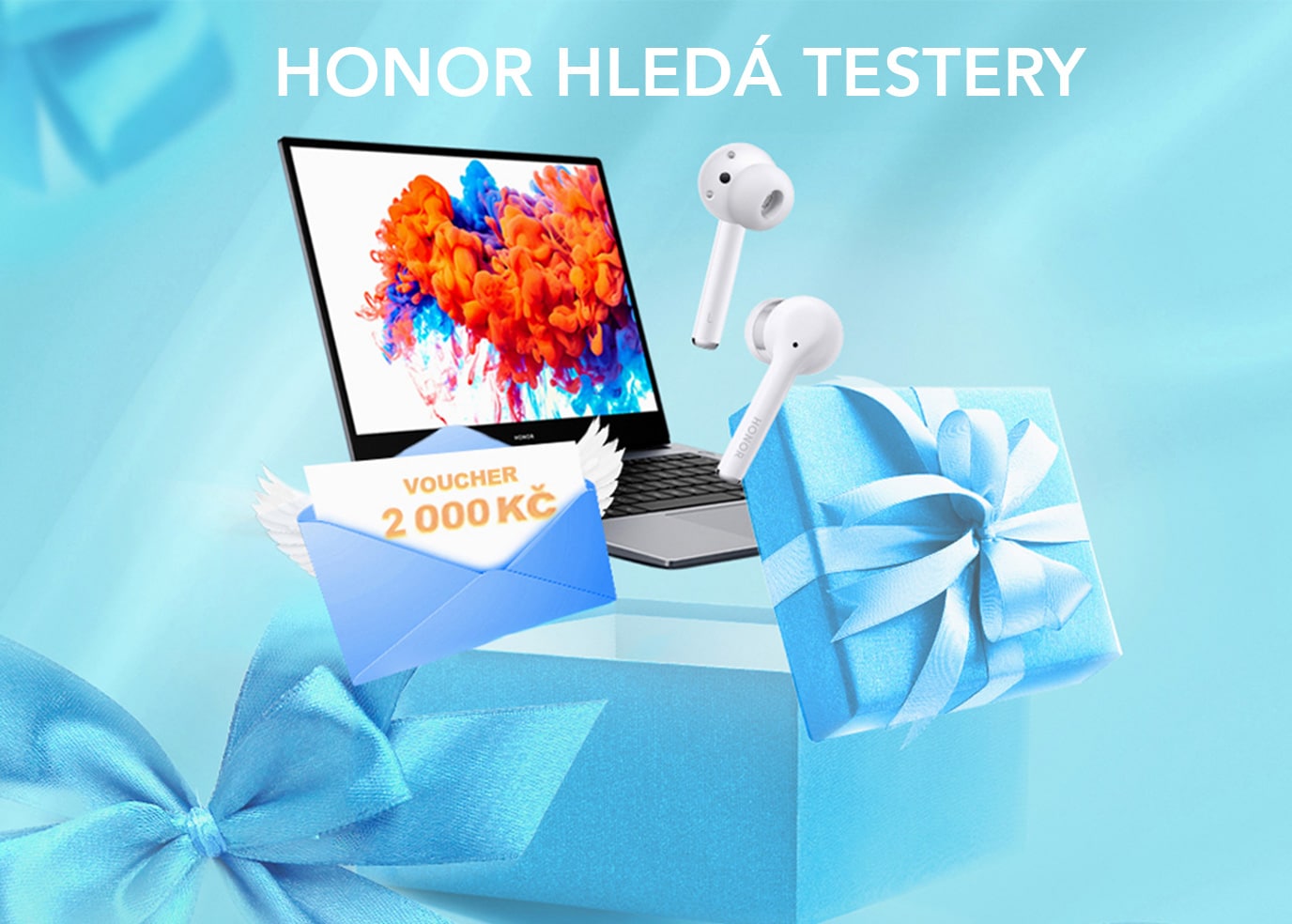 HONOR hledá testery novinek na trhu a startuje oficiální prodej HONOR MagicBook a HONOR MagicEarbuds