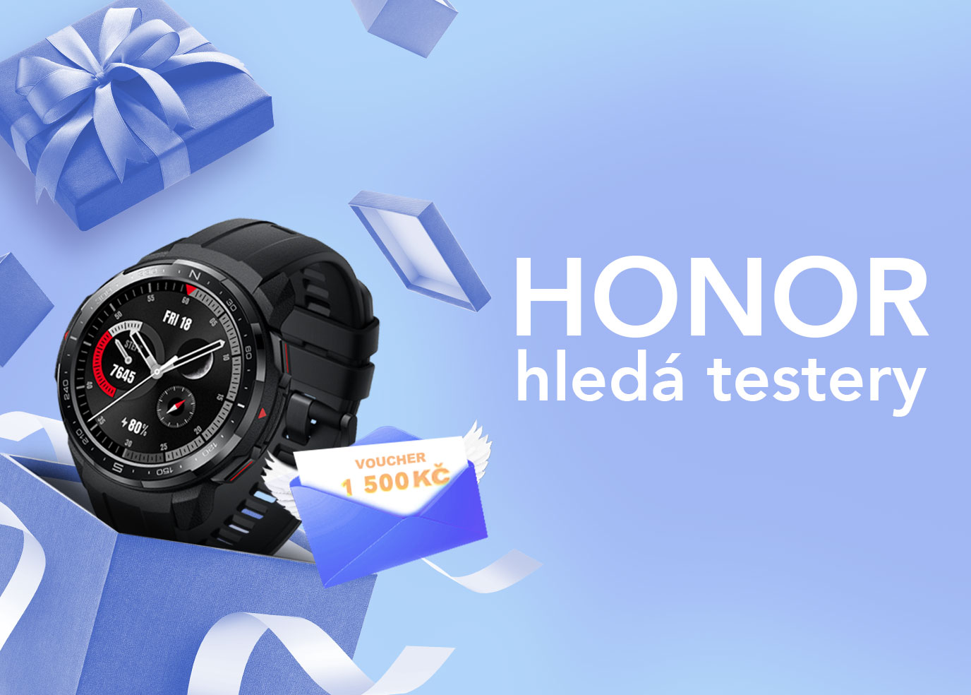 HONOR hledá testery pro novinku, první outdoorového hodinky 
HONOR Watch GS Pro
