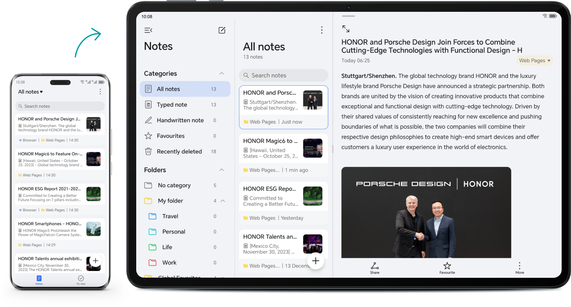 Připojené aplikace