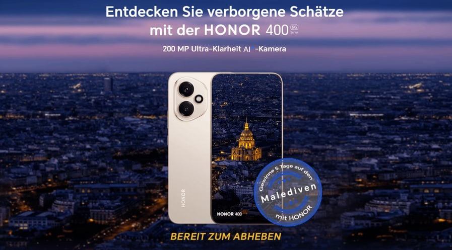 Entdecke verborgene Schätze mit der HONOR 400 Serie