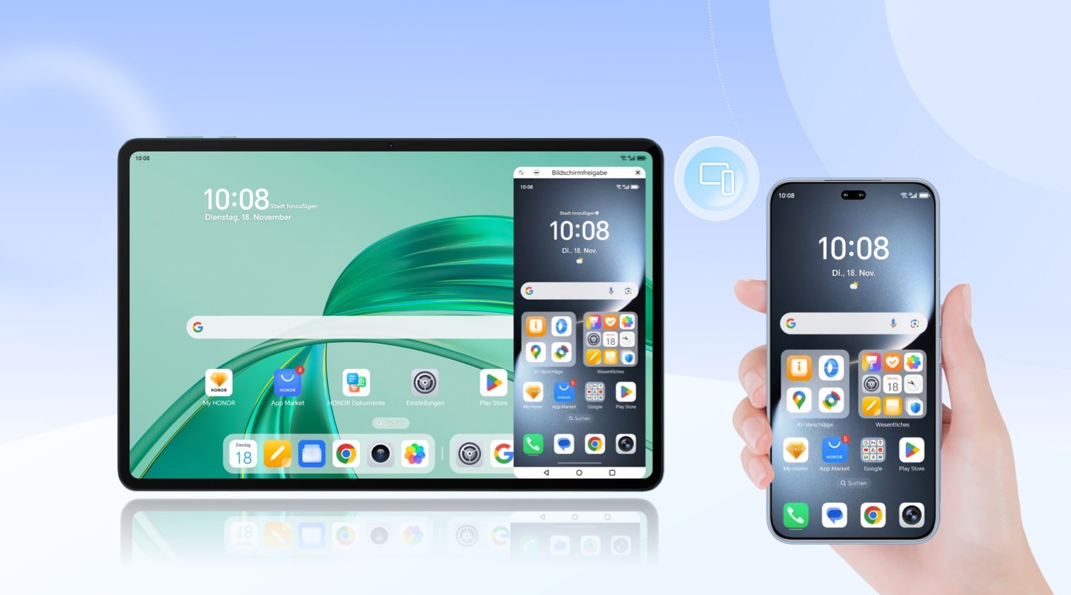 Multi-Screen Collaboration: Das HONOR Tablet wird zu einem Meister der Effizienz