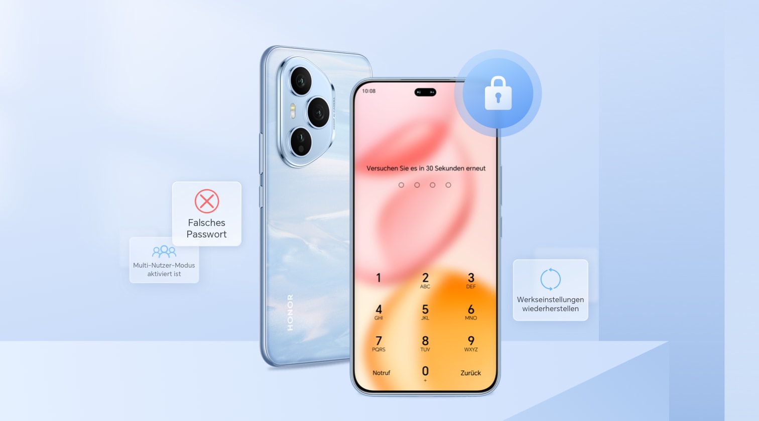 Was tun, wenn Sie Ihr Entsperrpasswort vergessen haben?