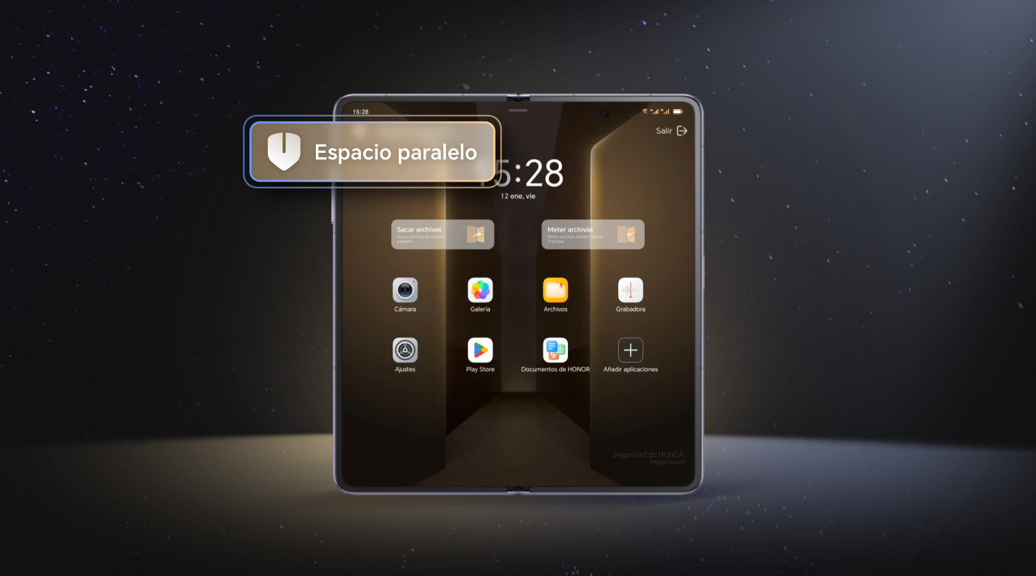 HONOR Magic V2 Parallel Space: crea tu zona de privacidad exclusiva