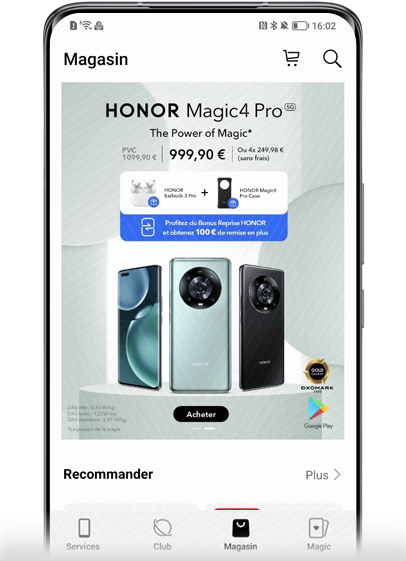 My HONOR app