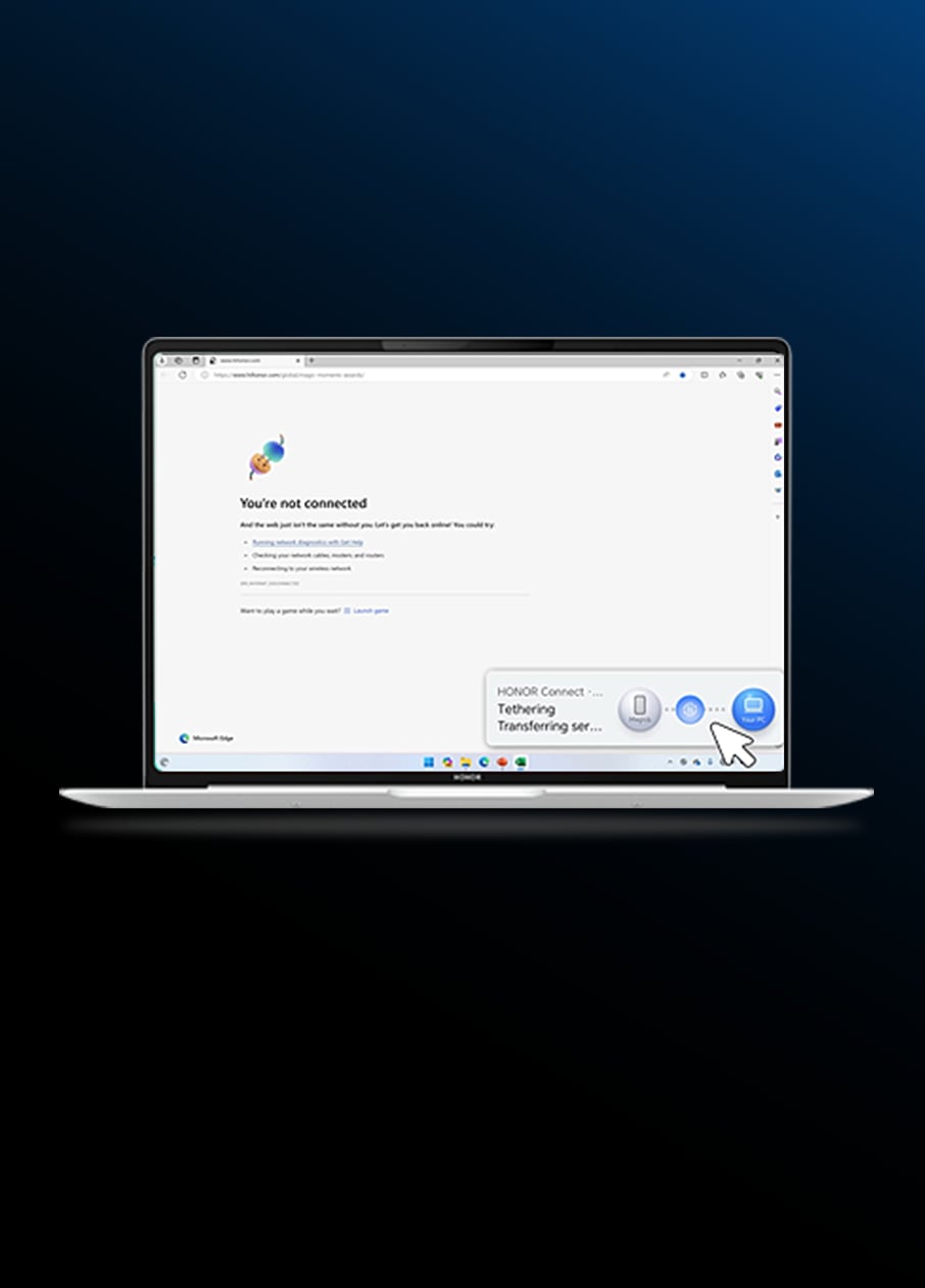 Partage de connexion