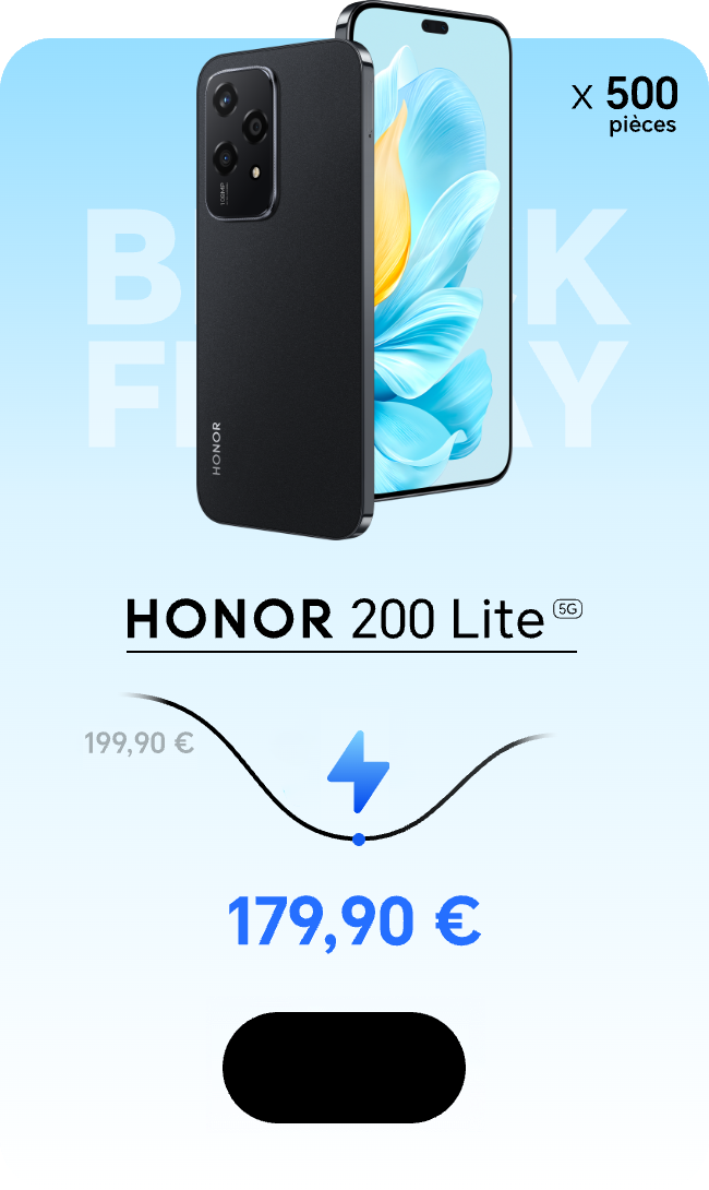 HONOR 200 Lite seulement 179,90€