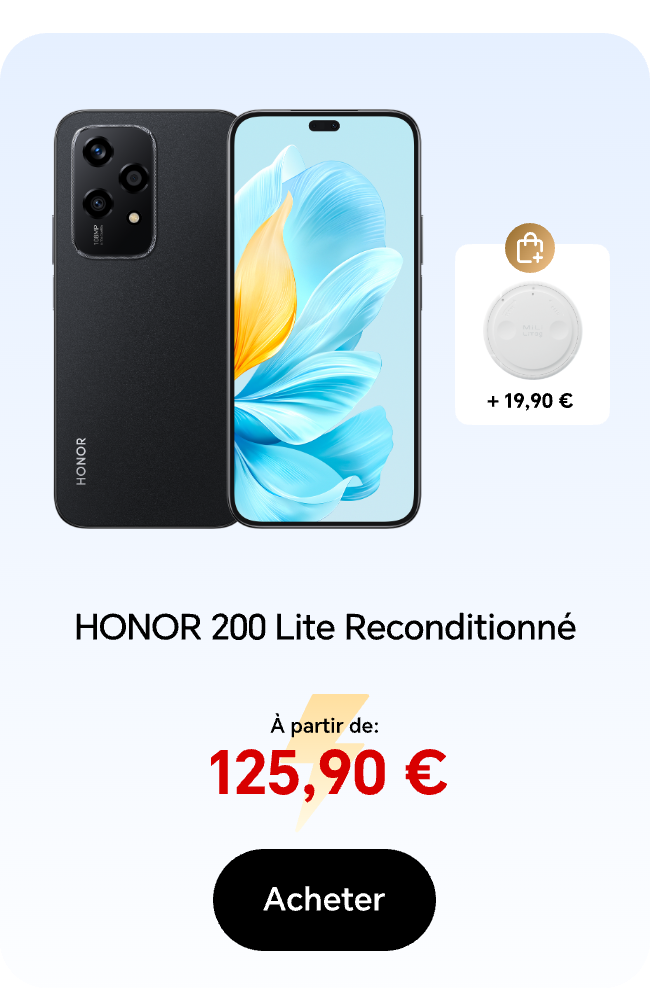HONOR 200 Lite Reconditionné À partir de 125,90€