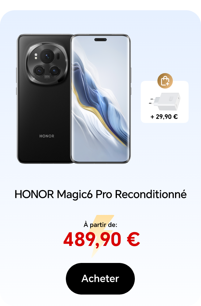 HONOR Magic6 Pro Reconditionné À partir de 489,90€