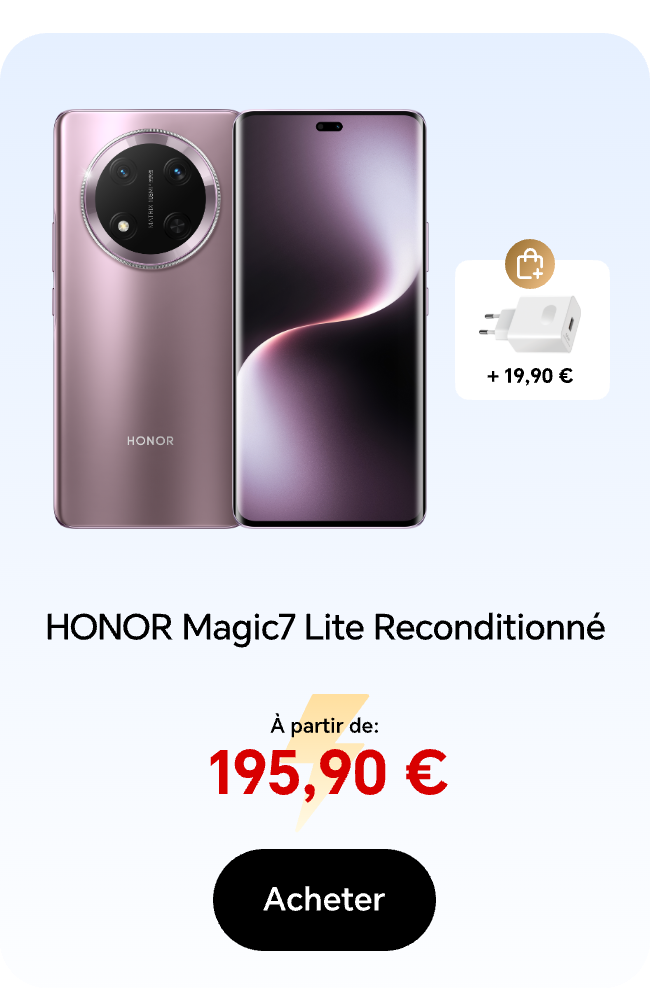 HONOR Magic7 Lite Reconditionné À partir de 195,90€