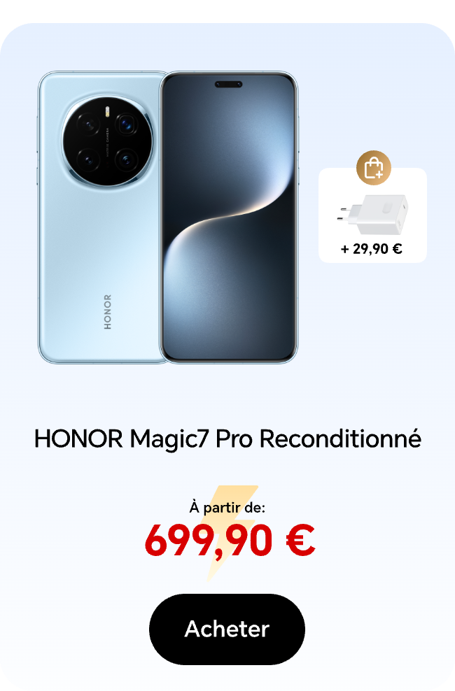 HONOR Magic7 Pro Reconditionné À partir de 699,90€