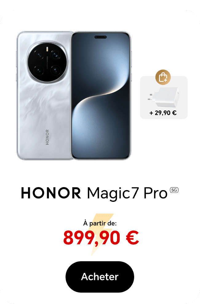 HONOR Magic7 Pro Offre HONOR WEEK, seulement 899,90€