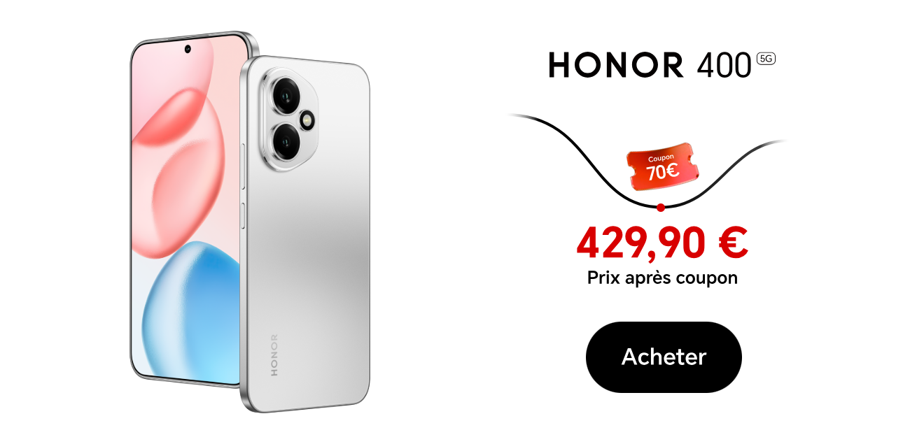 HONOR 400 Prix après coupon 429,90€