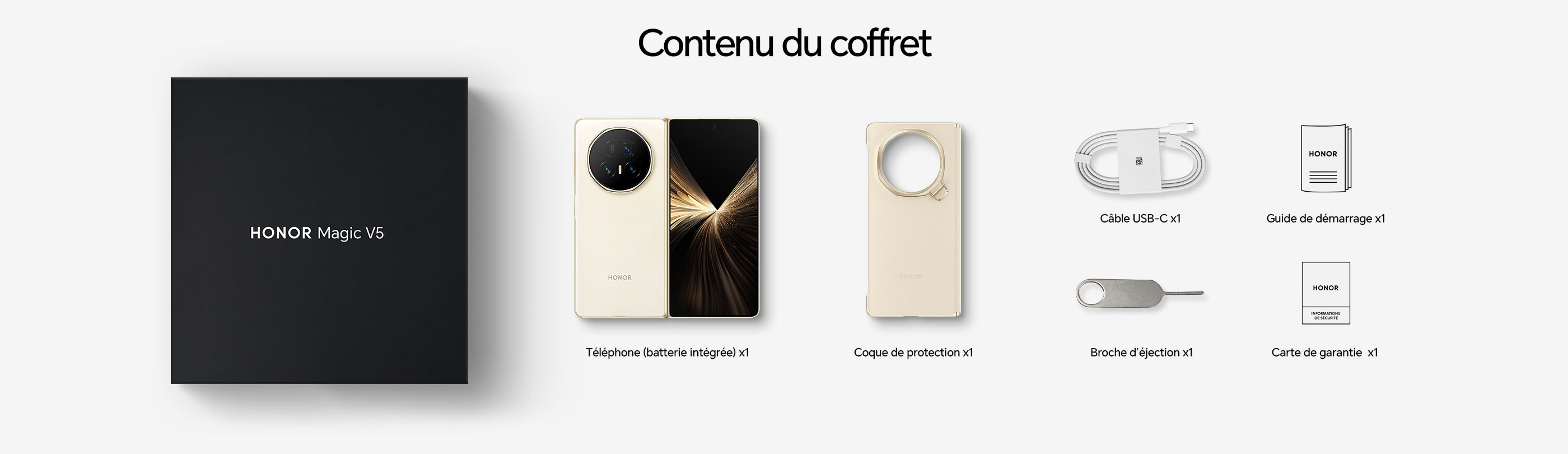 HONOR Magic V5 Ivory White