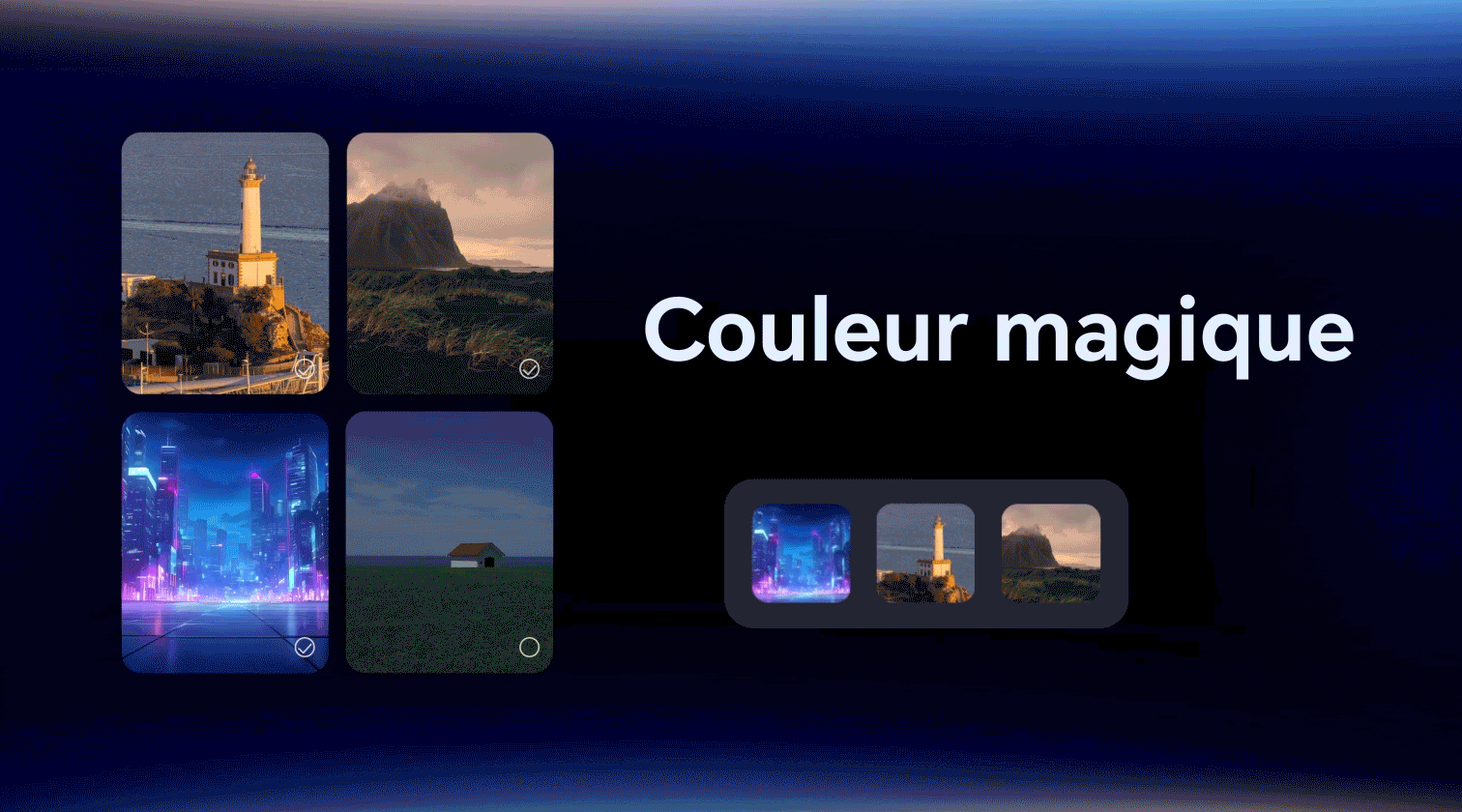 Magic Color, réglage des couleurs de niveau maître en une seule touche