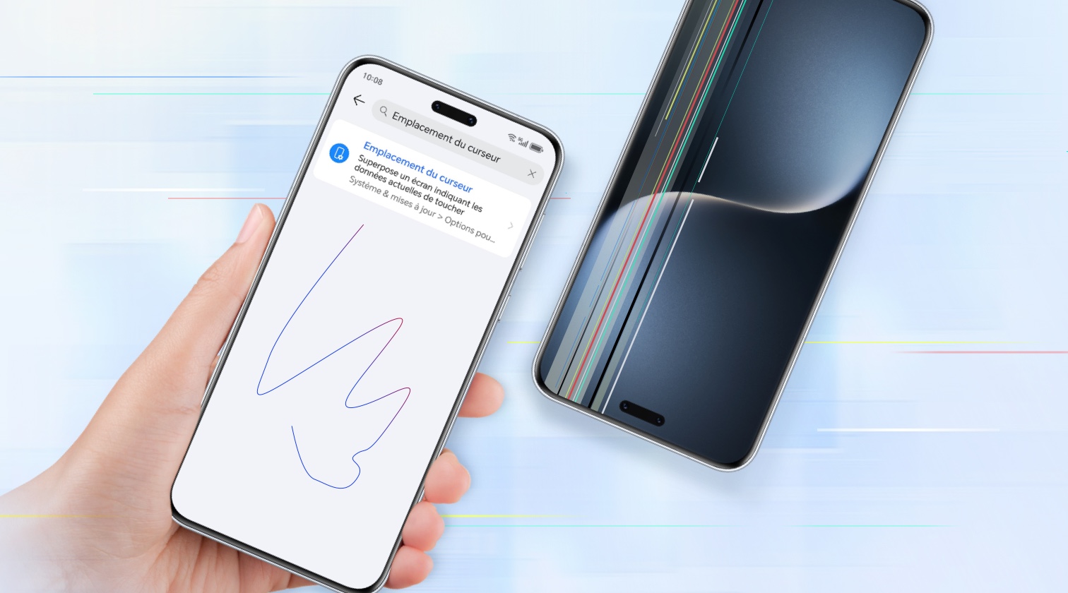 Comment réparer une ligne brillante, une ligne sombre ou une ligne colorée sur l'écran de votre téléphone ?