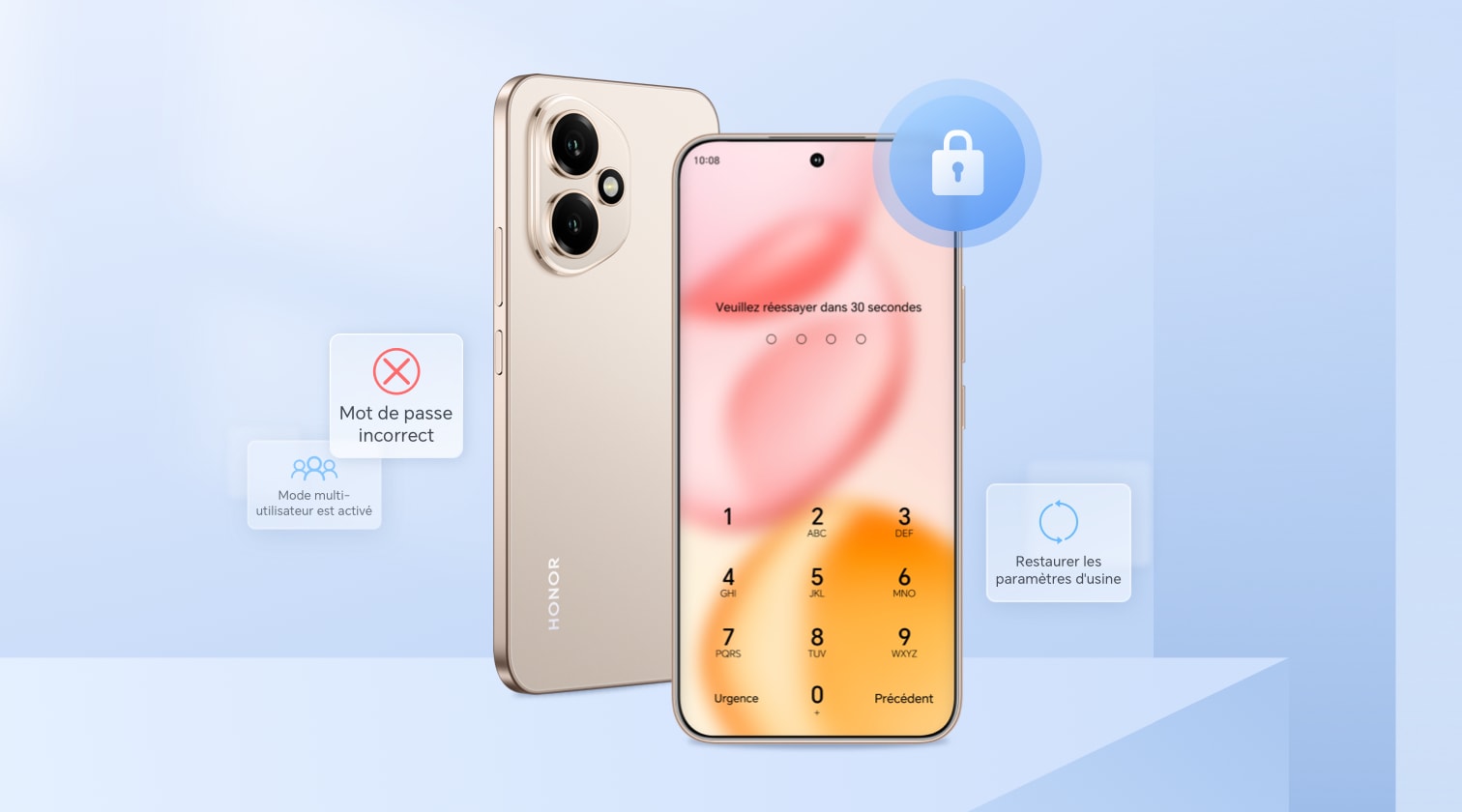 Que faire si vous oubliez le code de déverrouillage de l'écran ?