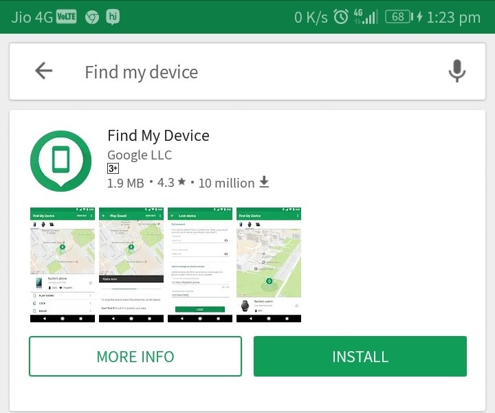 find my device