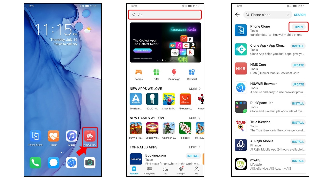 [AppGallery] Transfer apps and data within minutes via Phone Clone!